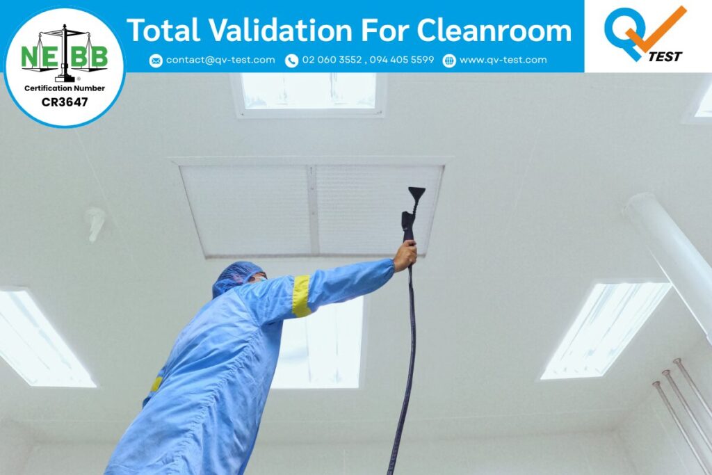 qvtest HEPA Filter Installation Leak Test (Scan Leak Test)