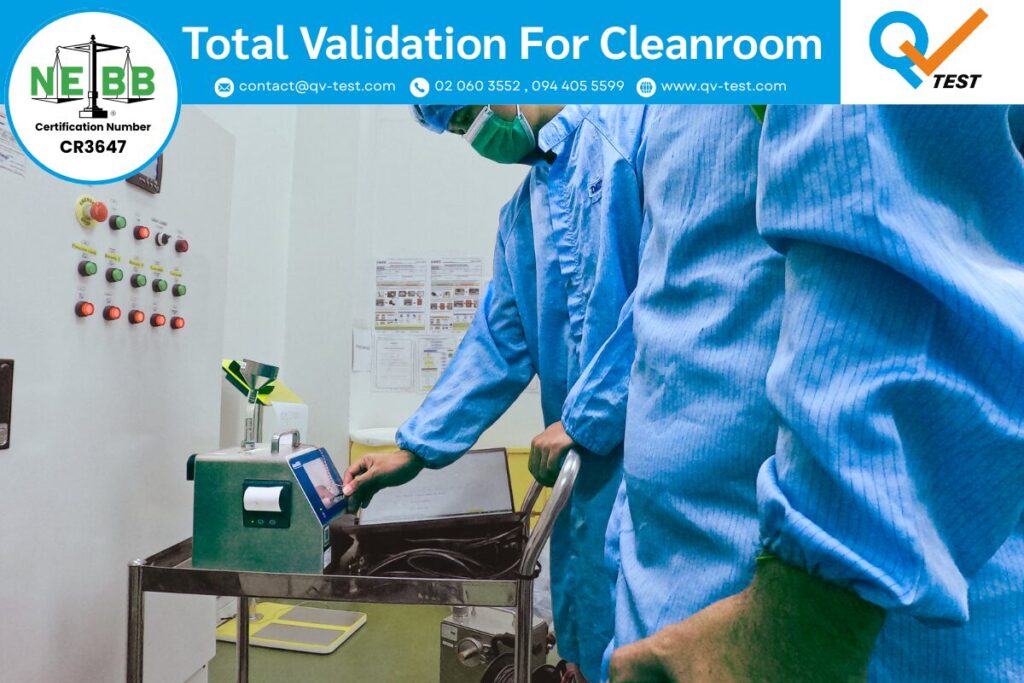 qvtest Airborne Particle Count Cleanliness Classification Test