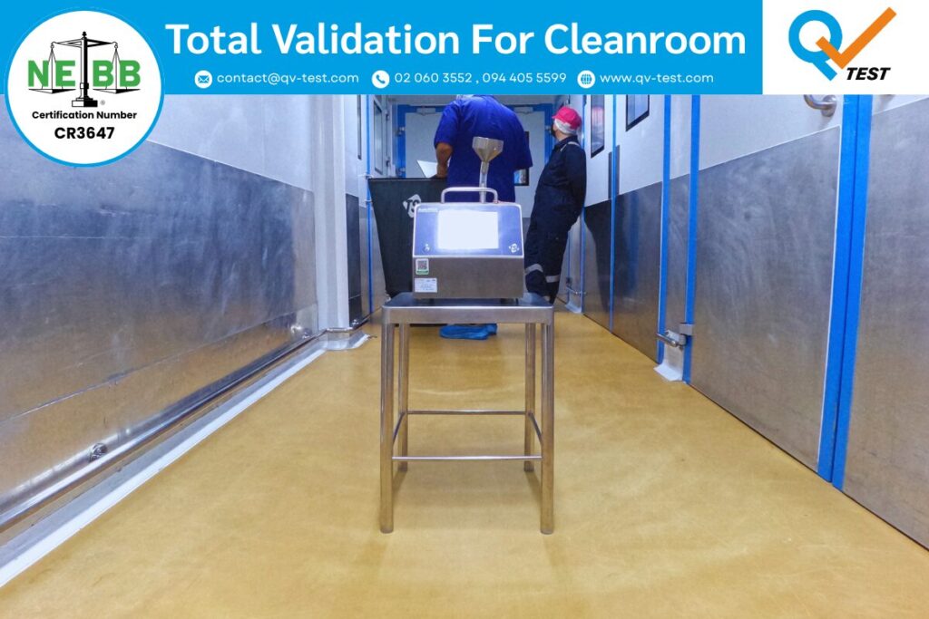 qvtest Airborne Particle Count Cleanliness Classification Test