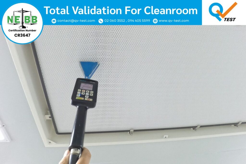 qvtest HEPA Filter Installation Leak Test (Scan Leak Test)