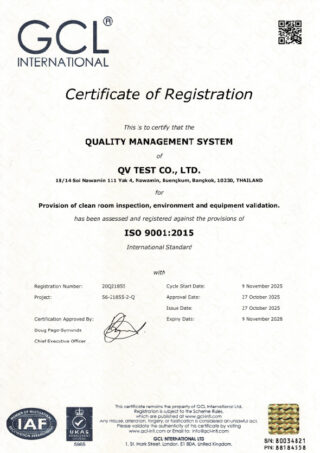 QV TEST CO., LTD. 56-21855-2-Q Exp. 9 November 2028